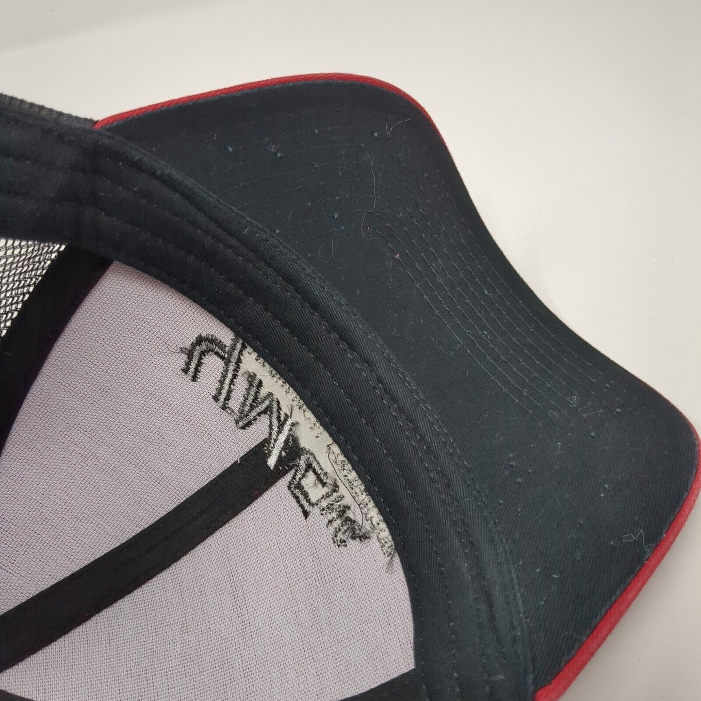 YMC Inc Mechanical Contractor Strapback Trucker Hat Red One Size 6 Panel