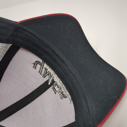 YMC Inc Mechanical Contractor Strapback Trucker Hat Red One Size 6 Panel