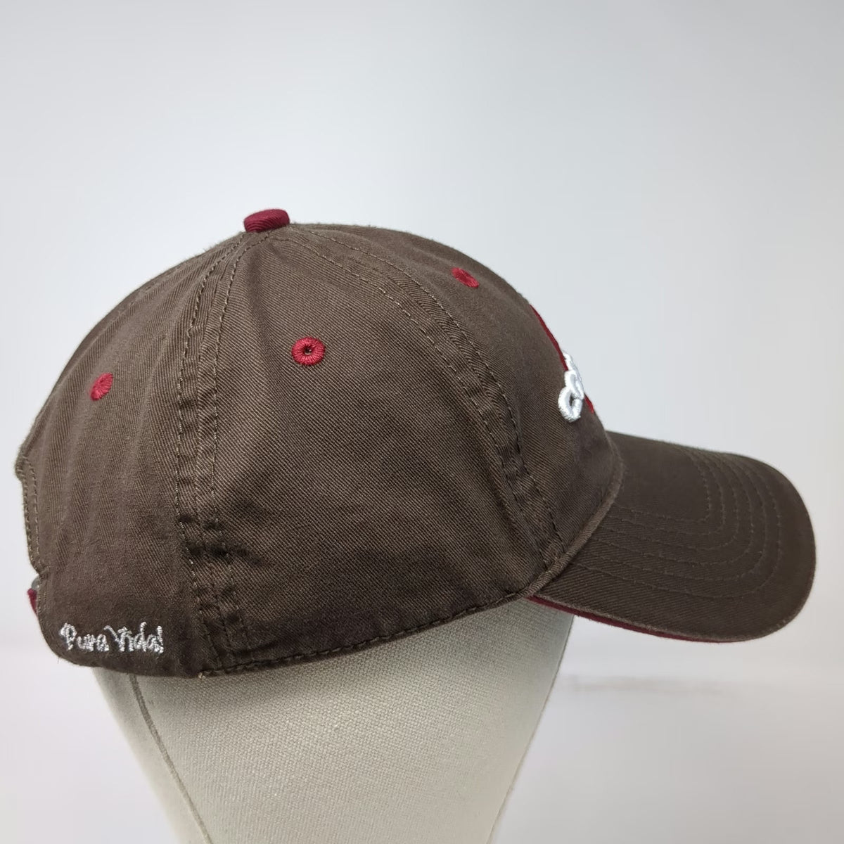 Branding Costa Rica Baseball Cap Brown One Size Pura Vida Souvenir Slideback Hat