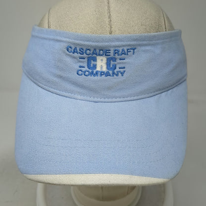 Heritage Apparel Cascade Raft Company Visor Blue OSFM Strapback Cotton Hat CRC