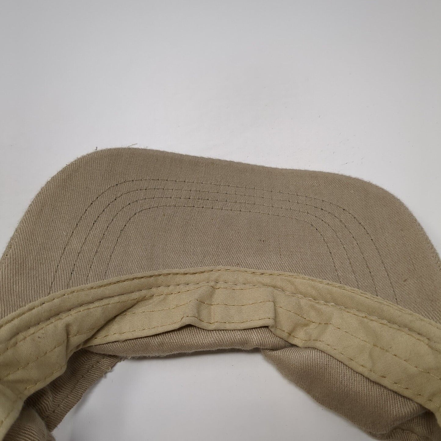 Florida Strapback Sun Visor Hat Tan One Size Adjustable Embroidered