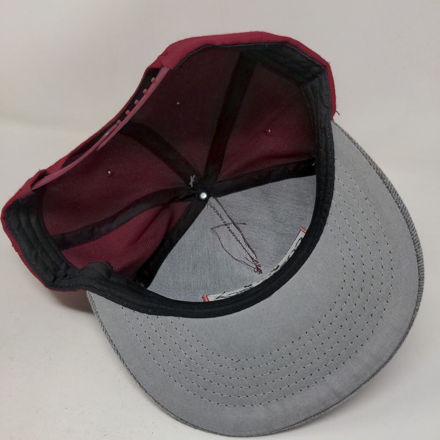 Costa Rica Pura Vida Snapback Hat Red One Size Embroidered Colorblock