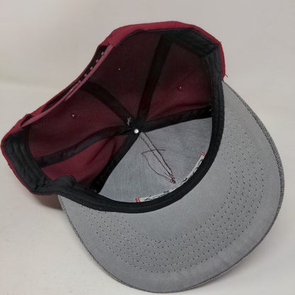 Costa Rica Pura Vida Snapback Hat Red One Size Embroidered Colorblock