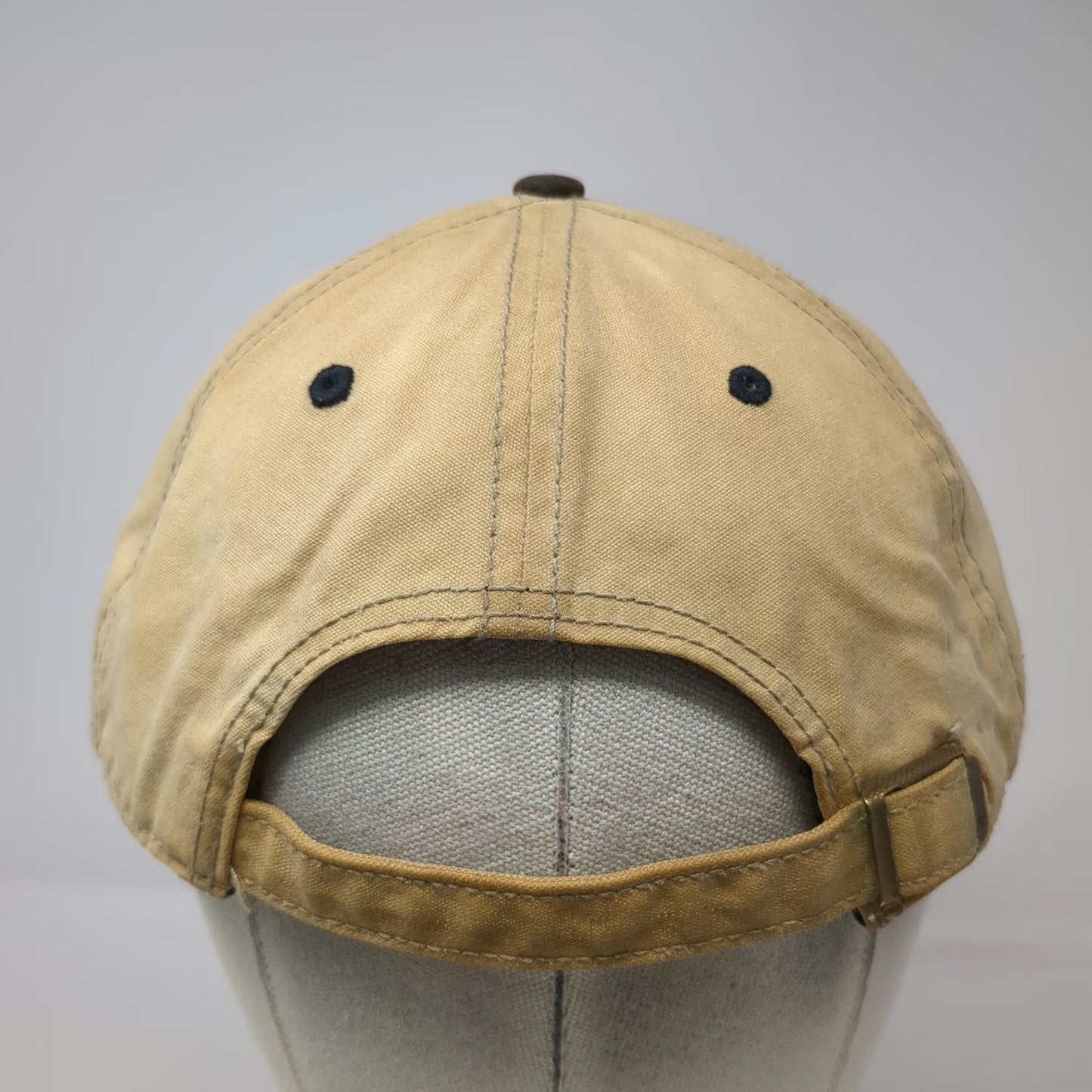 '47 Boston Bruins NHL Snapback Hat One Size Brown Tan Washed Patch Strapback