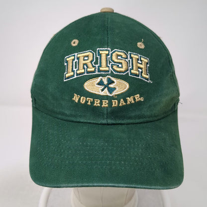 Zephyr Notre Dame Irish Snapback Hat Green One Size Embroidered Shamrock College