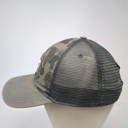 Carhartt Trucker Hat Gray Camouflage Mesh Back One Size Snapback Patch Hat