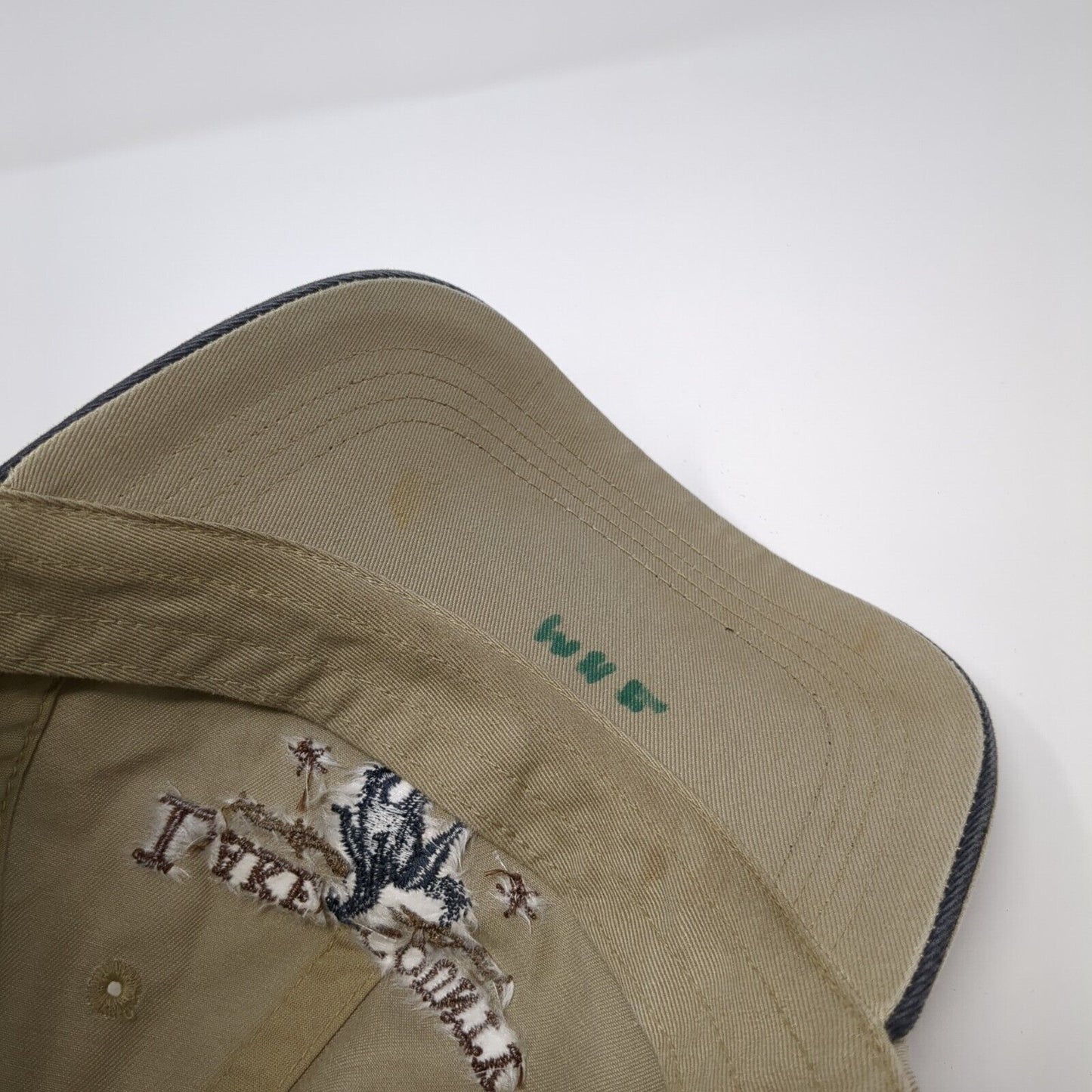 Lake County Round Up Strapback Hat Tan OS Adjustable Embroidered Port Authority