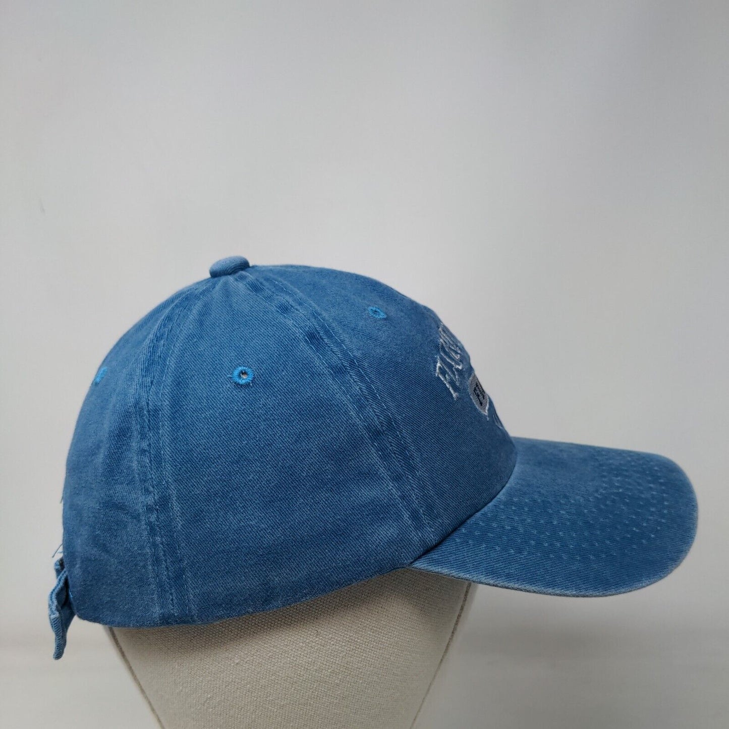 Florida Keys USA Slideback Hat Blue One Size Embroidered Sunkiss Kap