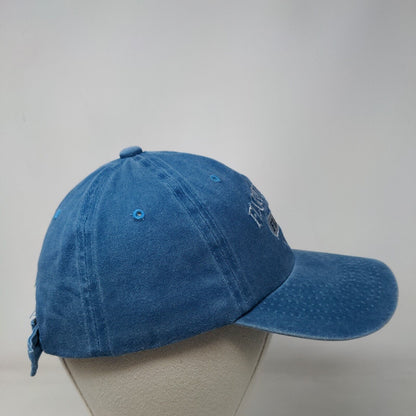 Florida Keys USA Slideback Hat Blue One Size Embroidered Sunkiss Kap