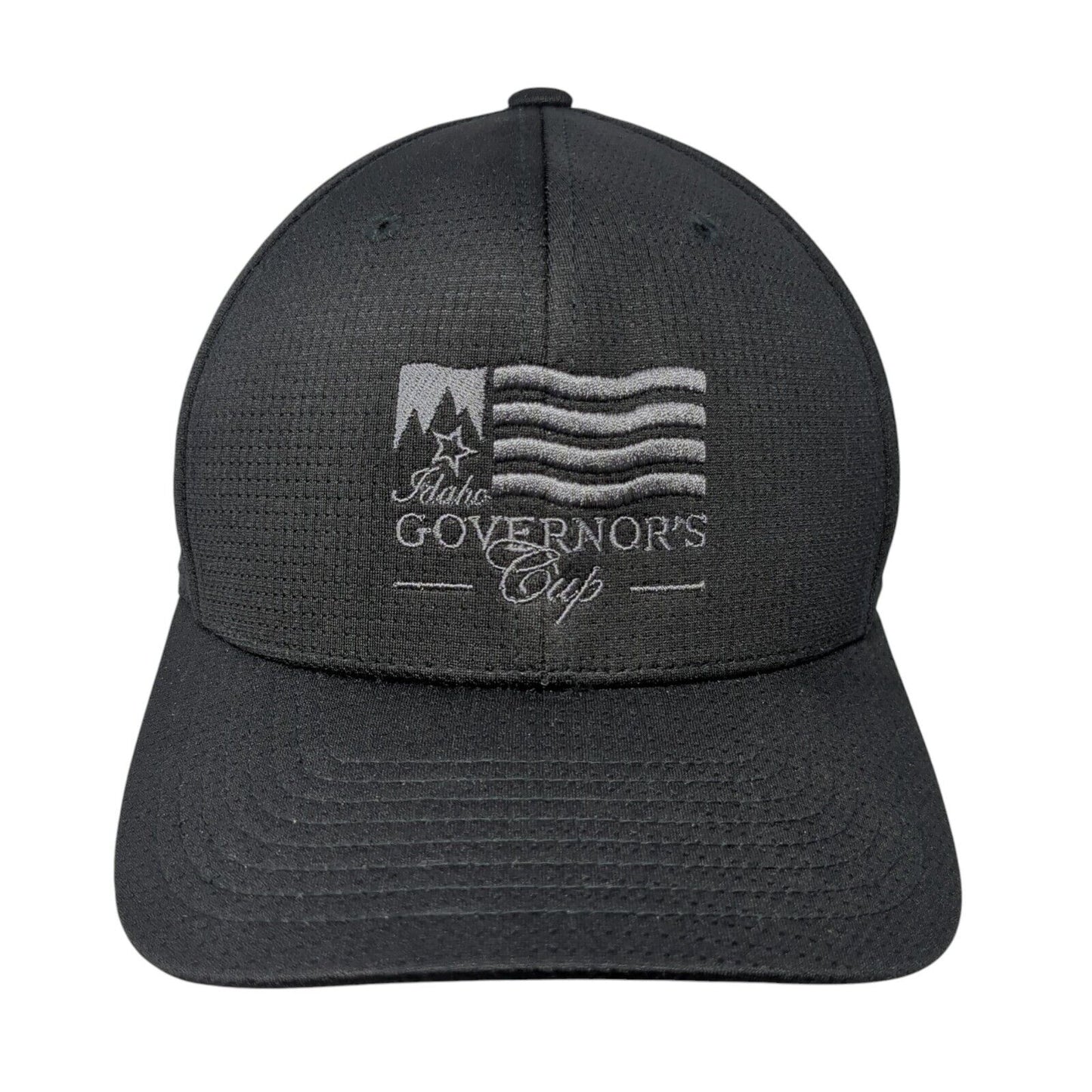 Idaho Governor's Cup Fitted Hat Black One Size Flexfit Embroidered Yupoong
