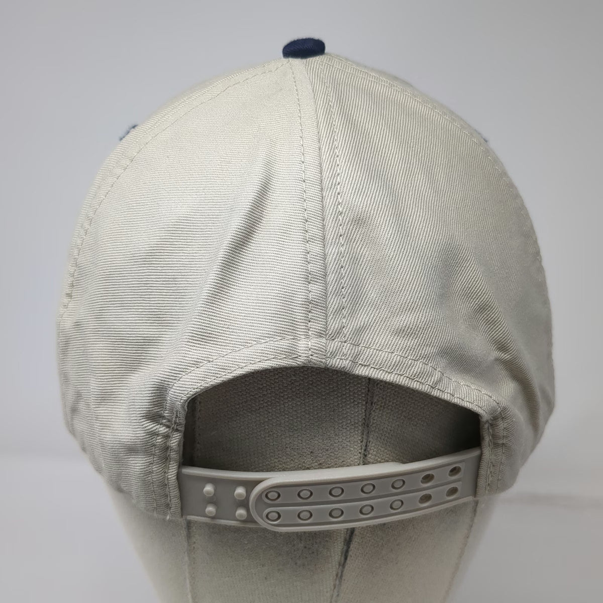 GAF 5 Panel Beige One Size Hat Snapback Weather Stopper Master Distributor Logo