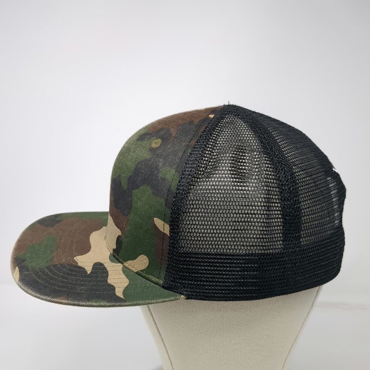 Victory Archery Trucker Hat Green Black Red White One Size Camo Snapback Mesh