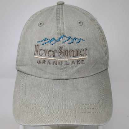 Fahrenheit Baseball Cap Beige One Size Mountain Never Summer Grand Lake Hat