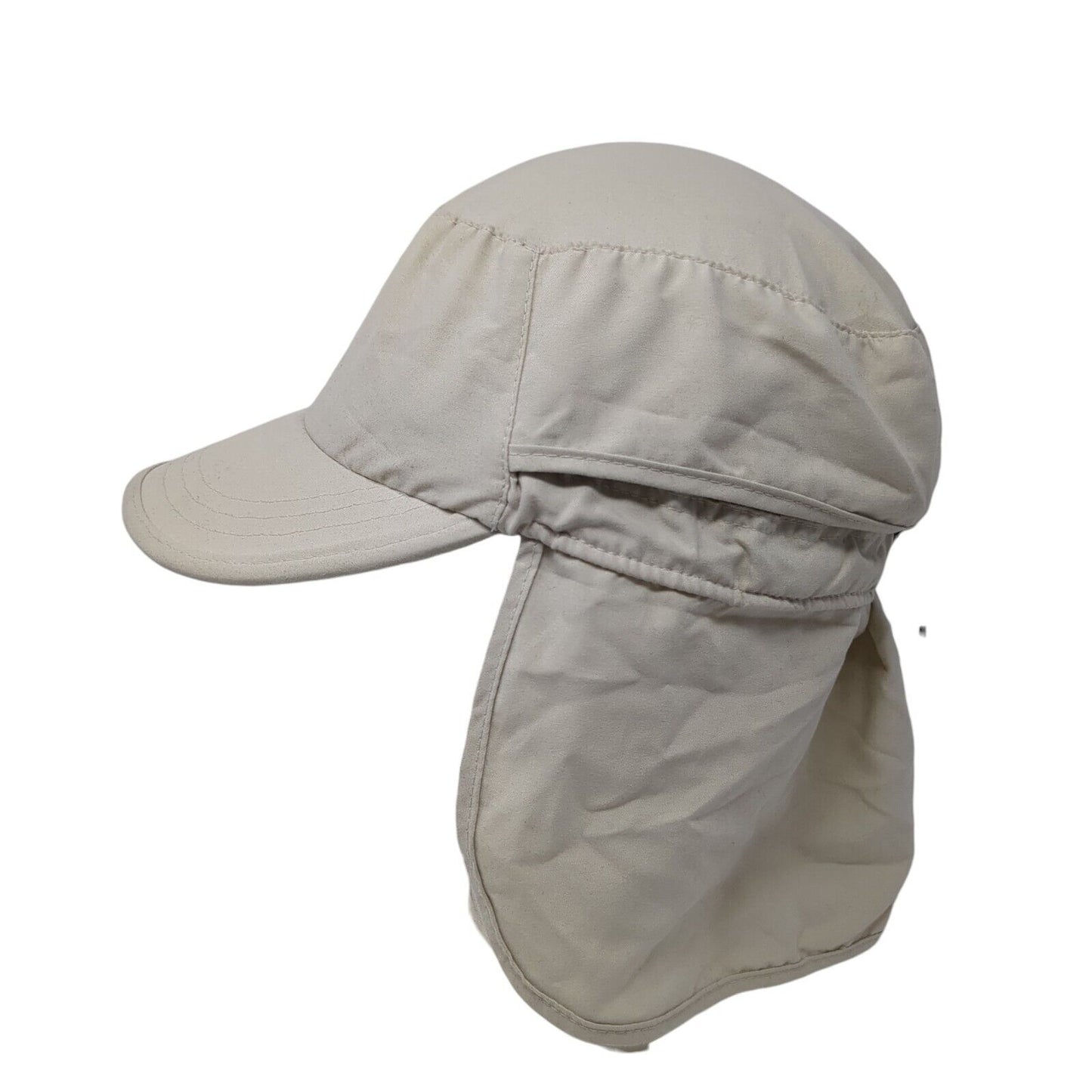 Unbranded Trapper Hat Tan OS Adjustable Drawstring Ear Flaps Blank Polyester