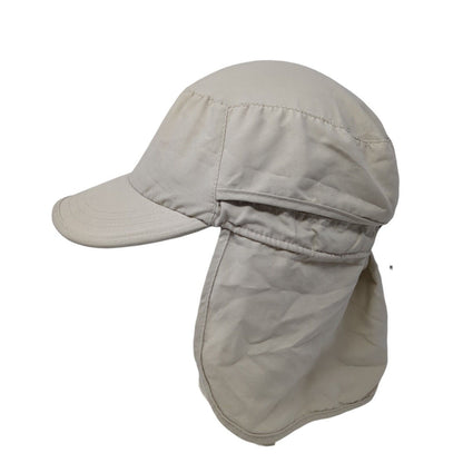 Unbranded Trapper Hat Tan OS Adjustable Drawstring Ear Flaps Blank Polyester