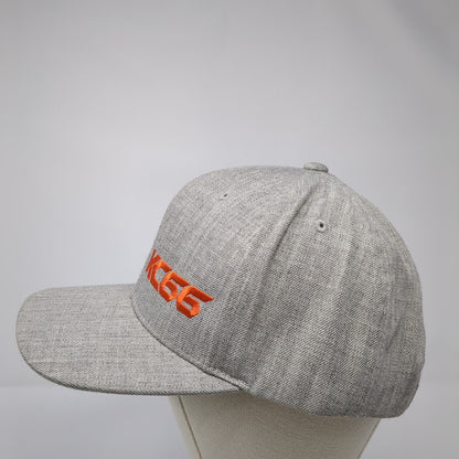 KC66 Snapback Hat Gray One Size Adjustable Embroidered The Classics Yupoong