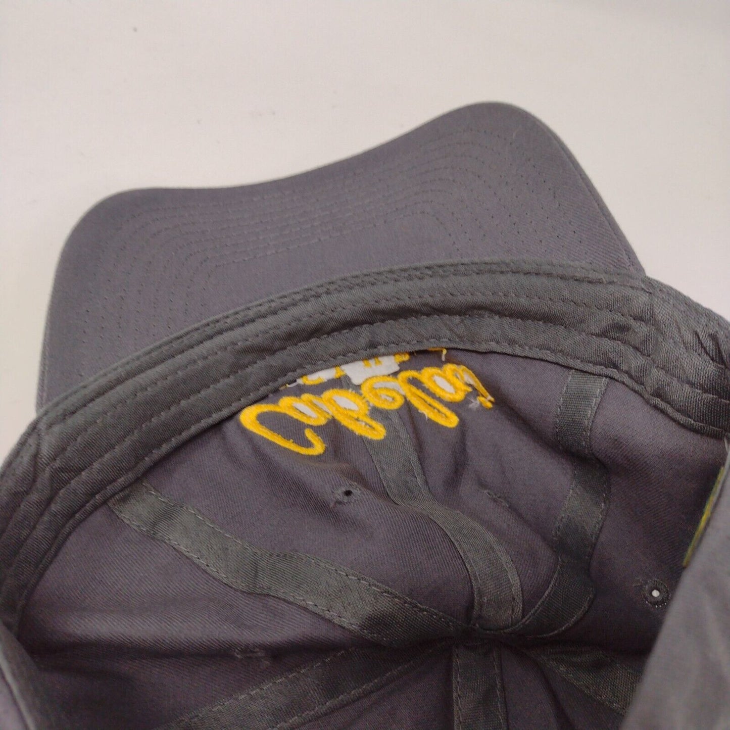 Cabela's Club Slideback Hat Solid Gray OSFM Adjustable Embroidered