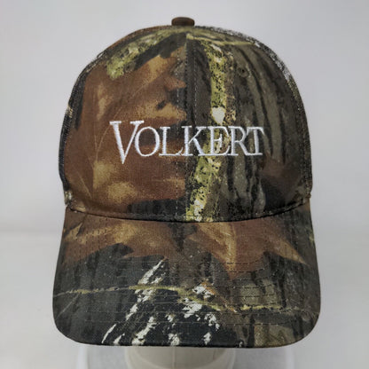 Volkert Adult Strapback Trucker Hat Camouflage One Size Mesh Back Outdoor Cap