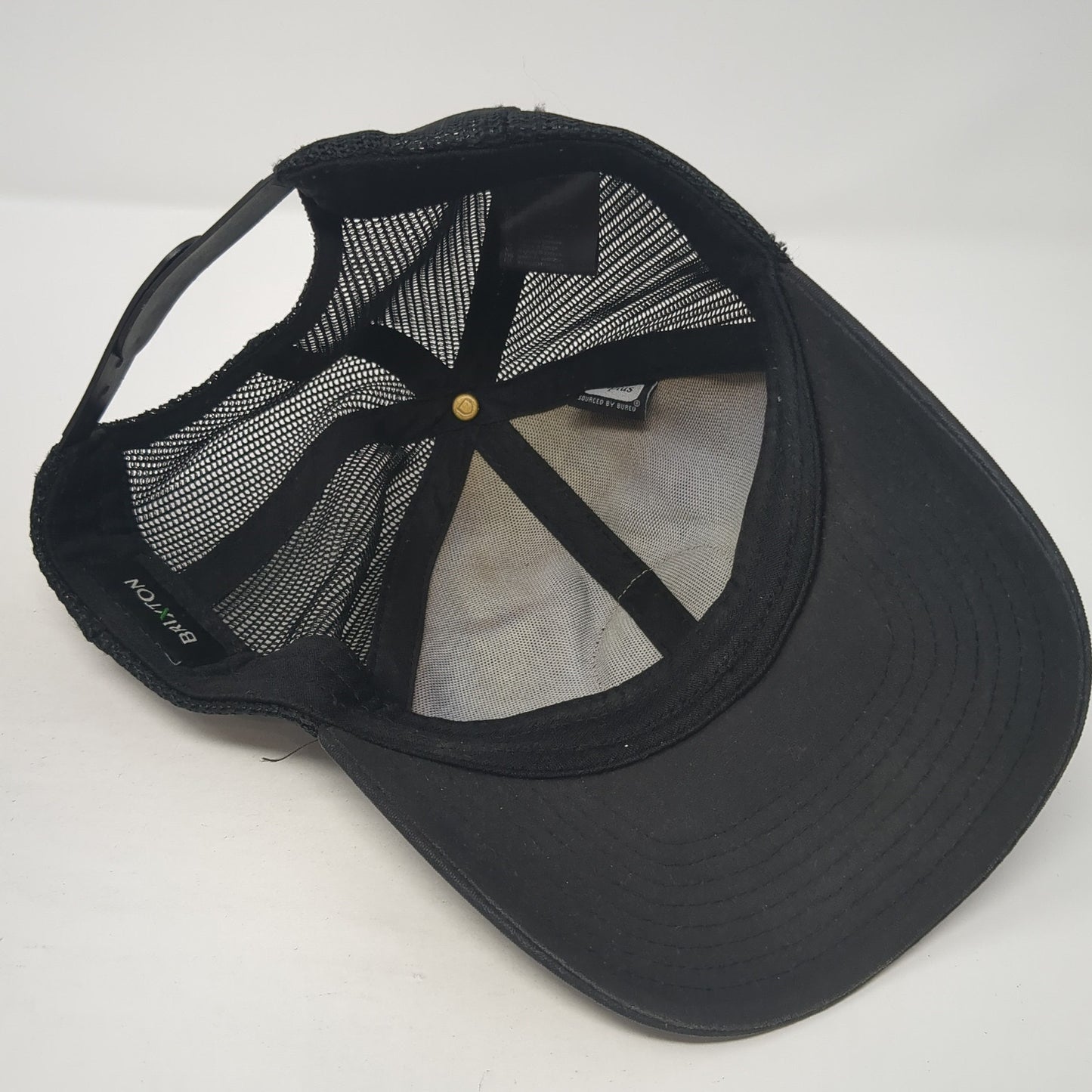 Brixton Manufacturing Company Patch Snapback Trucker Hat Black One Size