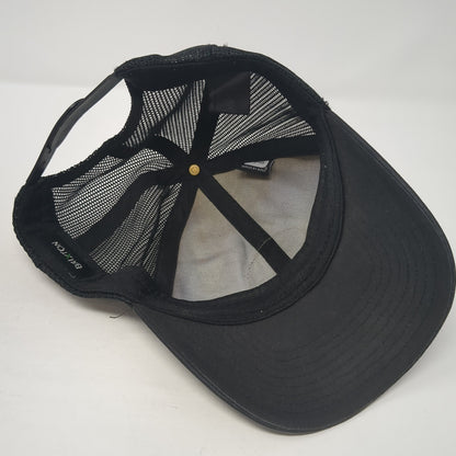Brixton Manufacturing Company Patch Snapback Trucker Hat Black One Size