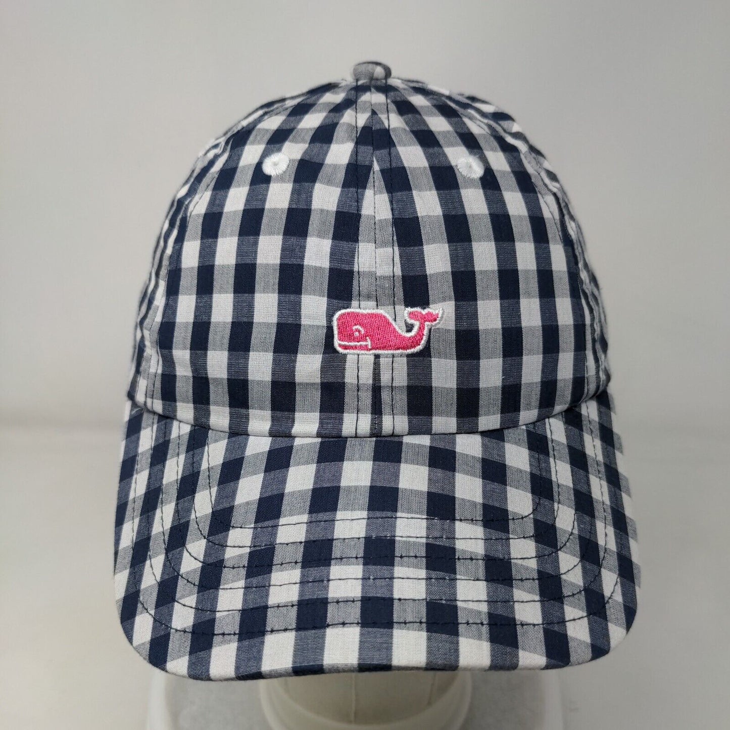 Vineyard Vines Slideback Hat Multicolor OS Adjustable Checkered Embroidered