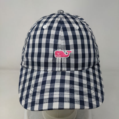 Vineyard Vines Slideback Hat Multicolor OS Adjustable Checkered Embroidered