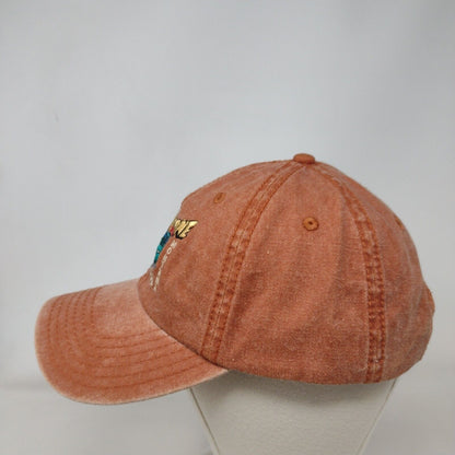 West Yellowstone Rod Run 2013 Montana Strapback Hat Brown OSFM Adjustable Otto
