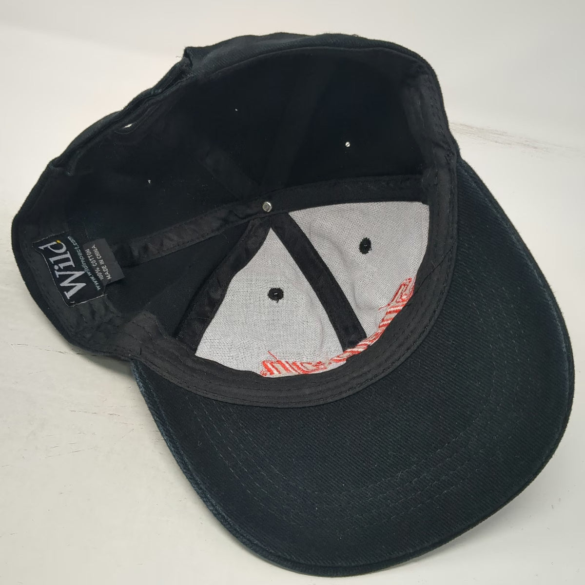 Wild Snap-on Baseball Cap Black One Size Embroidered Logo Mechanic Tool Hat