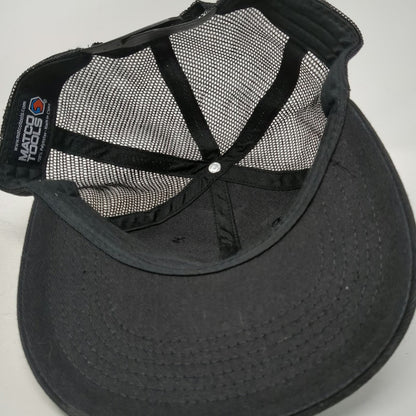 Matco Tools Trucker Hat Black OSFM American Flag Stars Snapback Mesh Polyester
