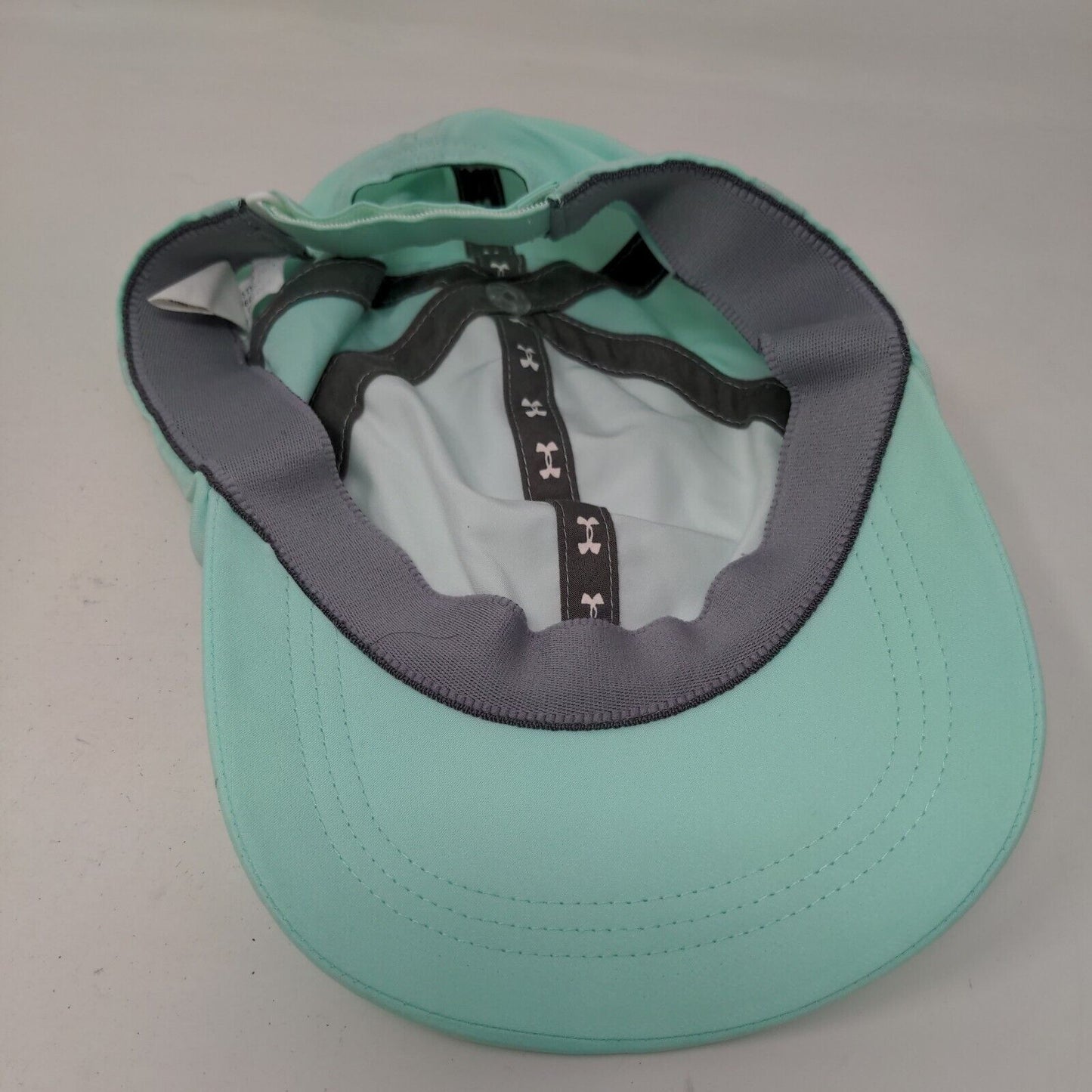 Under Armour Boy's Strapback Hat Green Blue Size OSFA Embroidered Logo