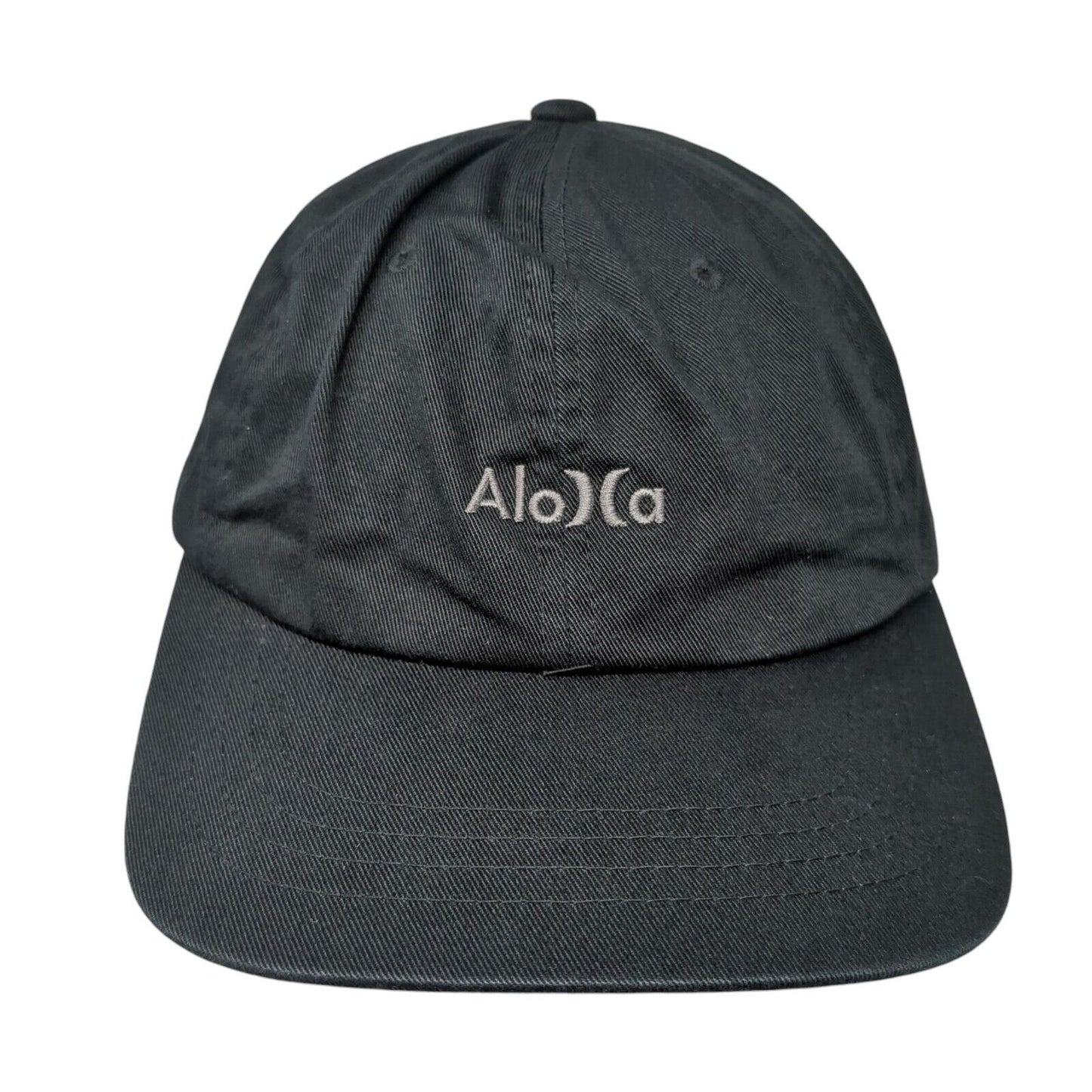 Hurley Aloha Snapback Hat Black One Size Embroidered Adjustable Yupoong