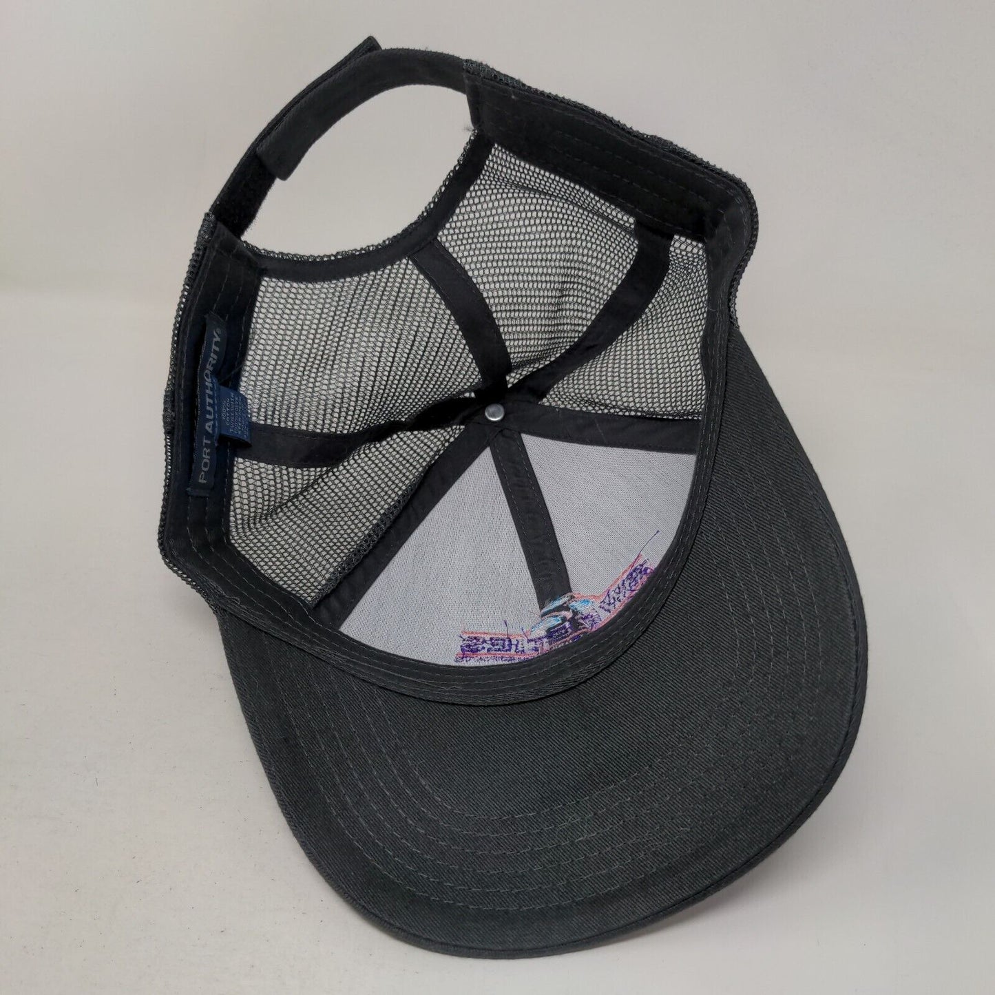 Sweeties Ice Cream Mini Doughnuts Strapback Trucker Hat Gray One Size Mesh Back