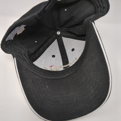 D.L. Evans Bank Premier Club Strapback Hat Black One Size Adjustable