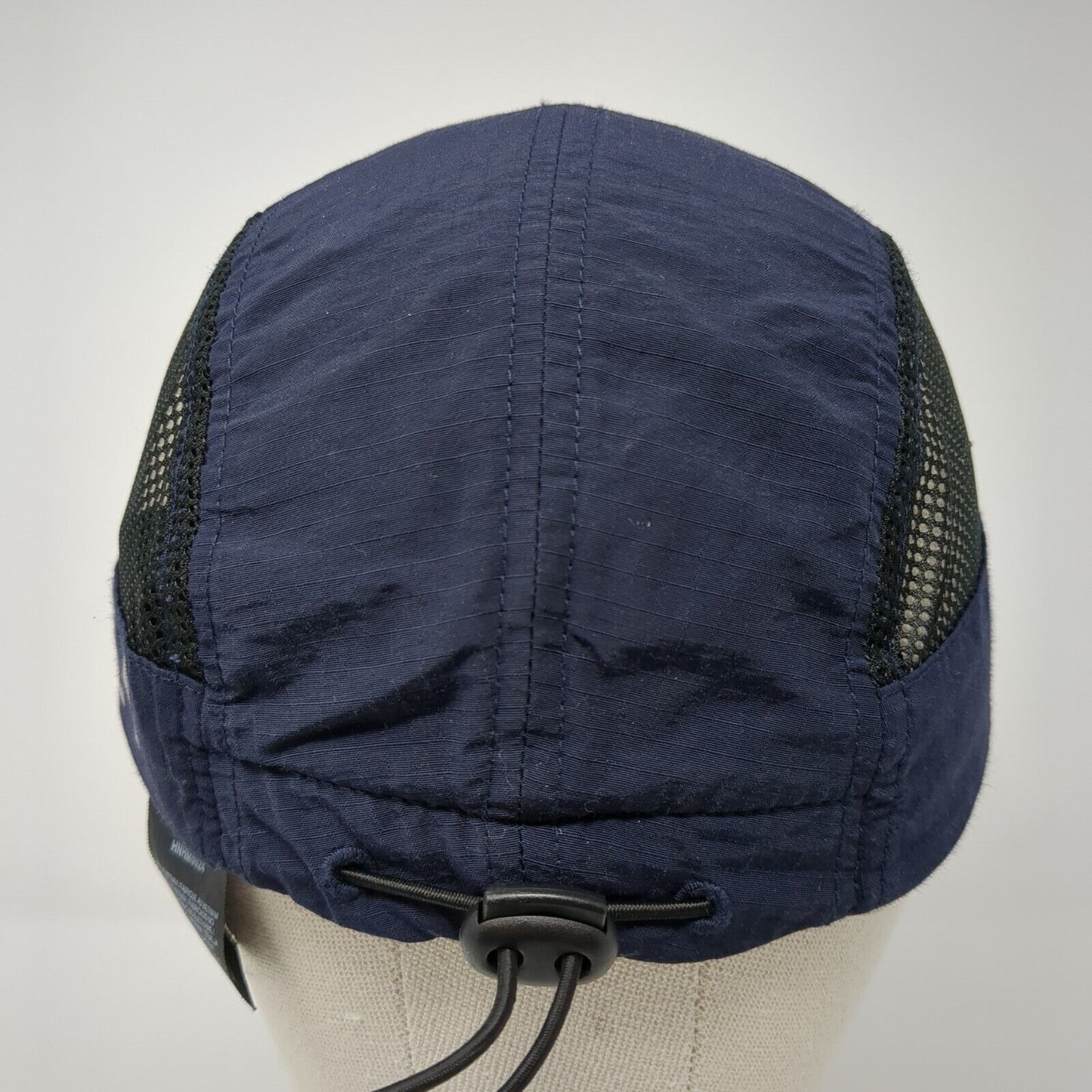 Hurley Toggle Back 5 Panel Hat Blue One Size Adjustable Mesh Trim