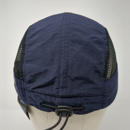 Hurley Toggle Back 5 Panel Hat Blue One Size Adjustable Mesh Trim