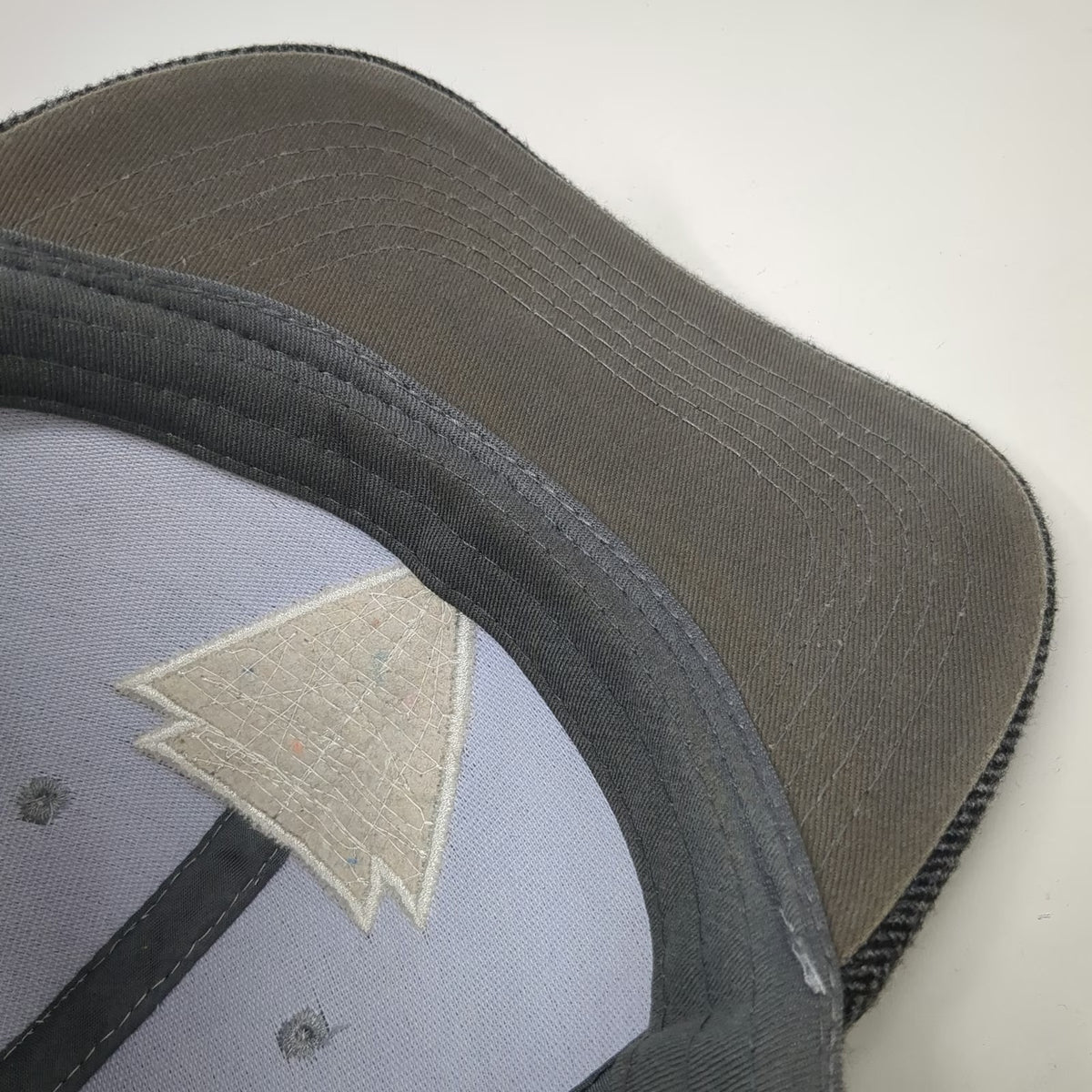 Gray Myrtle Beach SC Baseball Cap One Size Herringbone Tweed Strapback Patch Hat