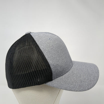 His Way Developers Inc Fitted Mesh Back Trucker Hat Gray One Size Flexfit