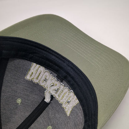 Richardson 112 Trucker Hat Green Black One Size Rockstock Guitar Mesh Snapback