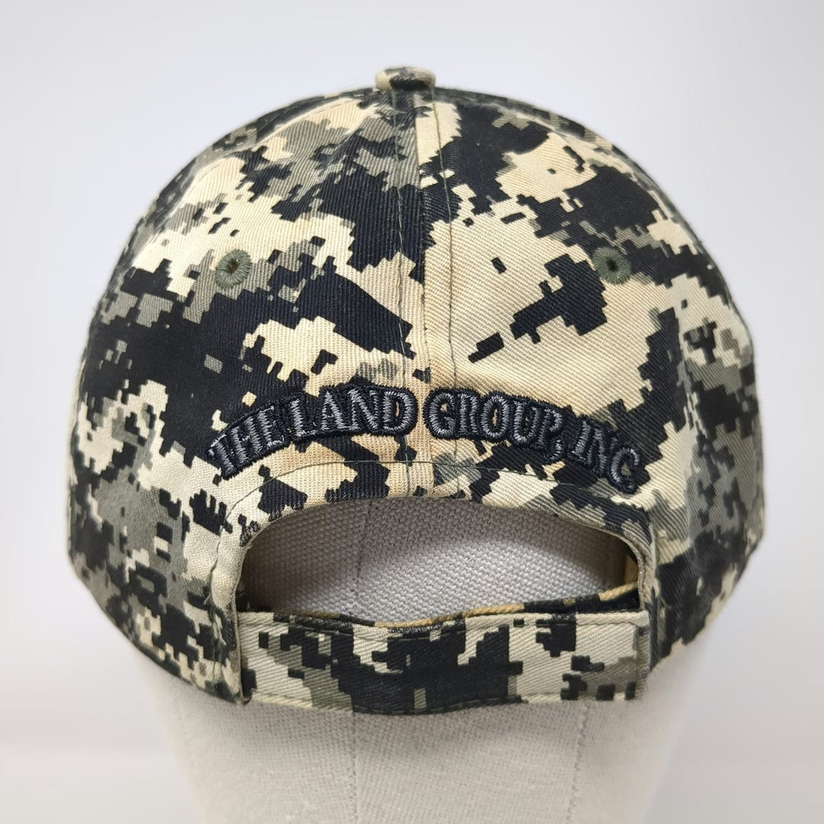 Buck's Bags Baseball Cap Beige Black Digital Camo OSFM The Land Group Inc Hat