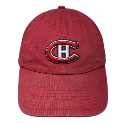 47 Montreal Canadiens NHL Red White Blue Cap XL Relaxed Fit Franchise Hat Cotton