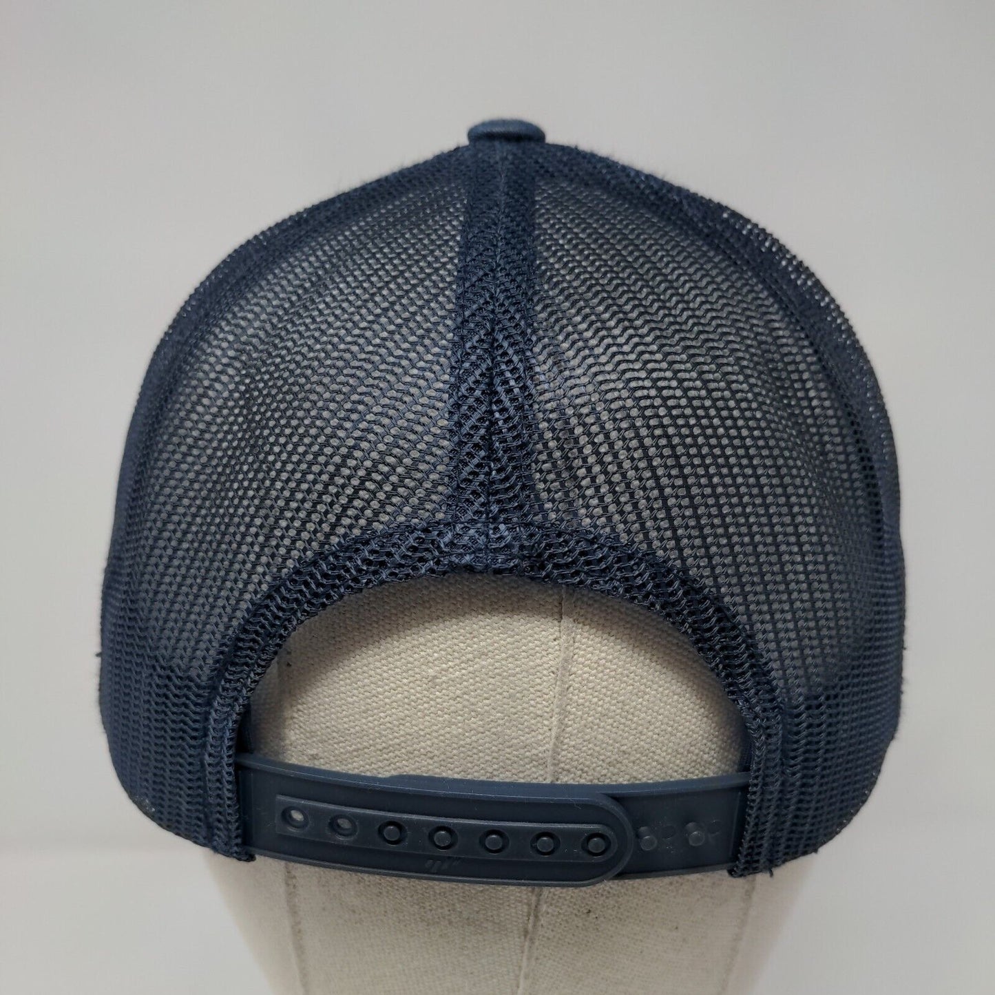 Tractor Beverage Co. Snapback Trucker Hat Blue One Size The Classics Yupoong