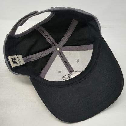 Russell Brockport Golden Eagles Baseball Cap Gray One Size Strapback Mesh Hat