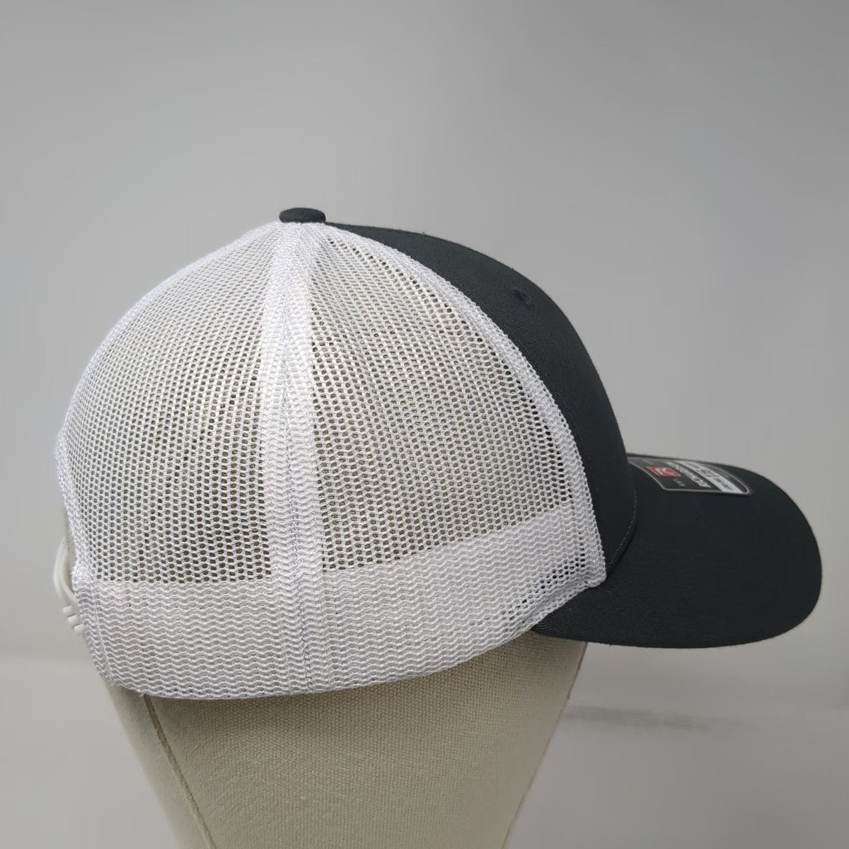 Richardson Trucker Hat Gray S City of Glenns Ferry Mesh Snapback Low Pro 115