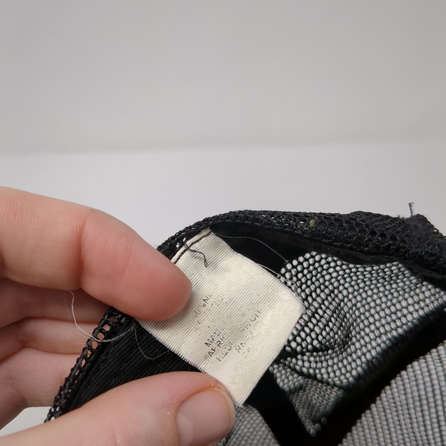 Santa Cruz Snapback Trucker Hat Black One Size Mesh Back Adjustable