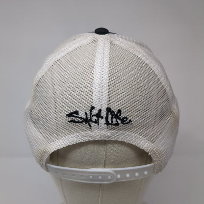 Salt Life Estd 2003 Patch Snapback Trucker Hat Black One Size Mesh Back