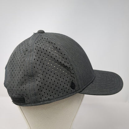 Melin Trucker Hat Gray One Size Hydro A-Game Perforated Performance Snapback