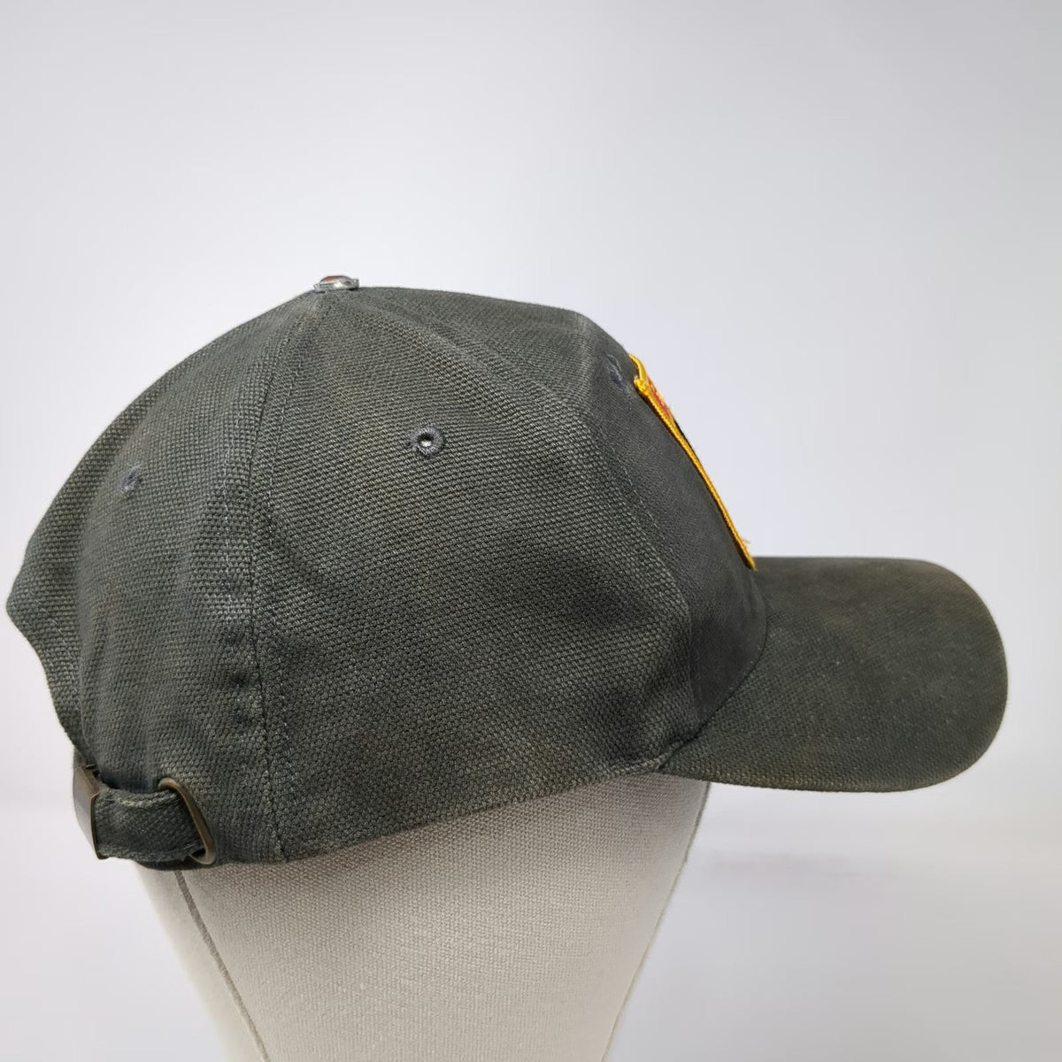 T-D-Pierso Germany Flag Patch Baseball Cap Gray One Size Slideback Country Hat