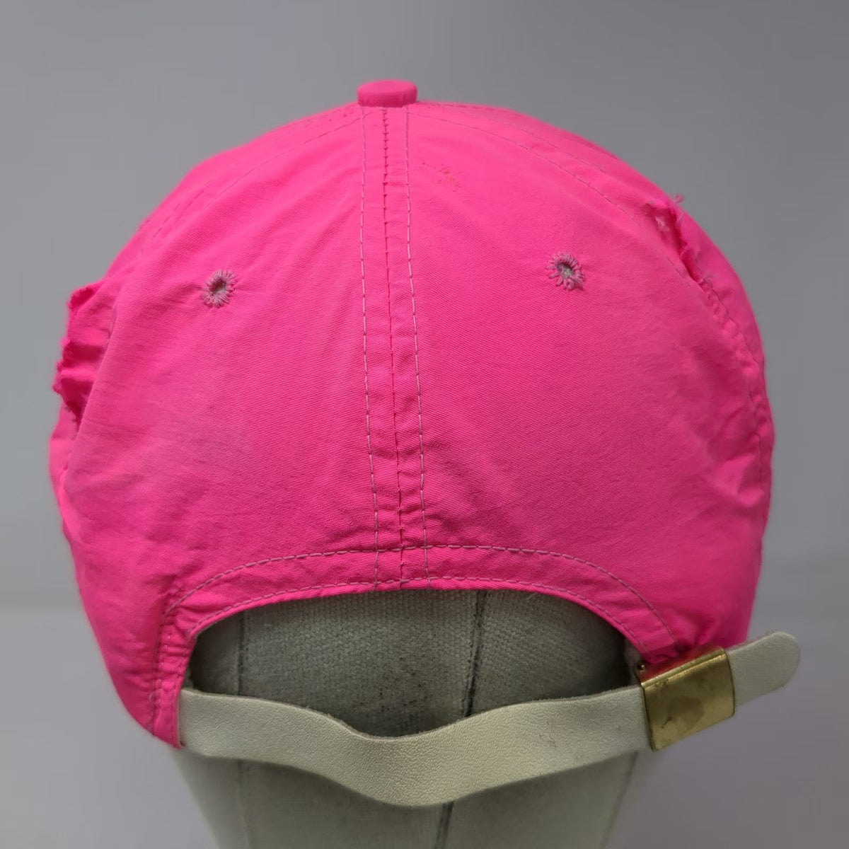 Hot Tuna 5 Panel Pink Strapback Hat Australia Rope Fish Logo Surf USA Vintage