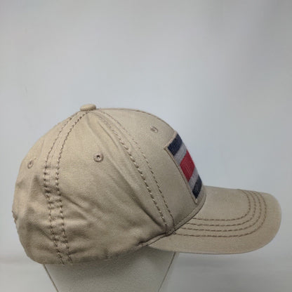 Flag of Costa Rica Patch Snapback Hat Tan OSFA Adjustable 6 Panel