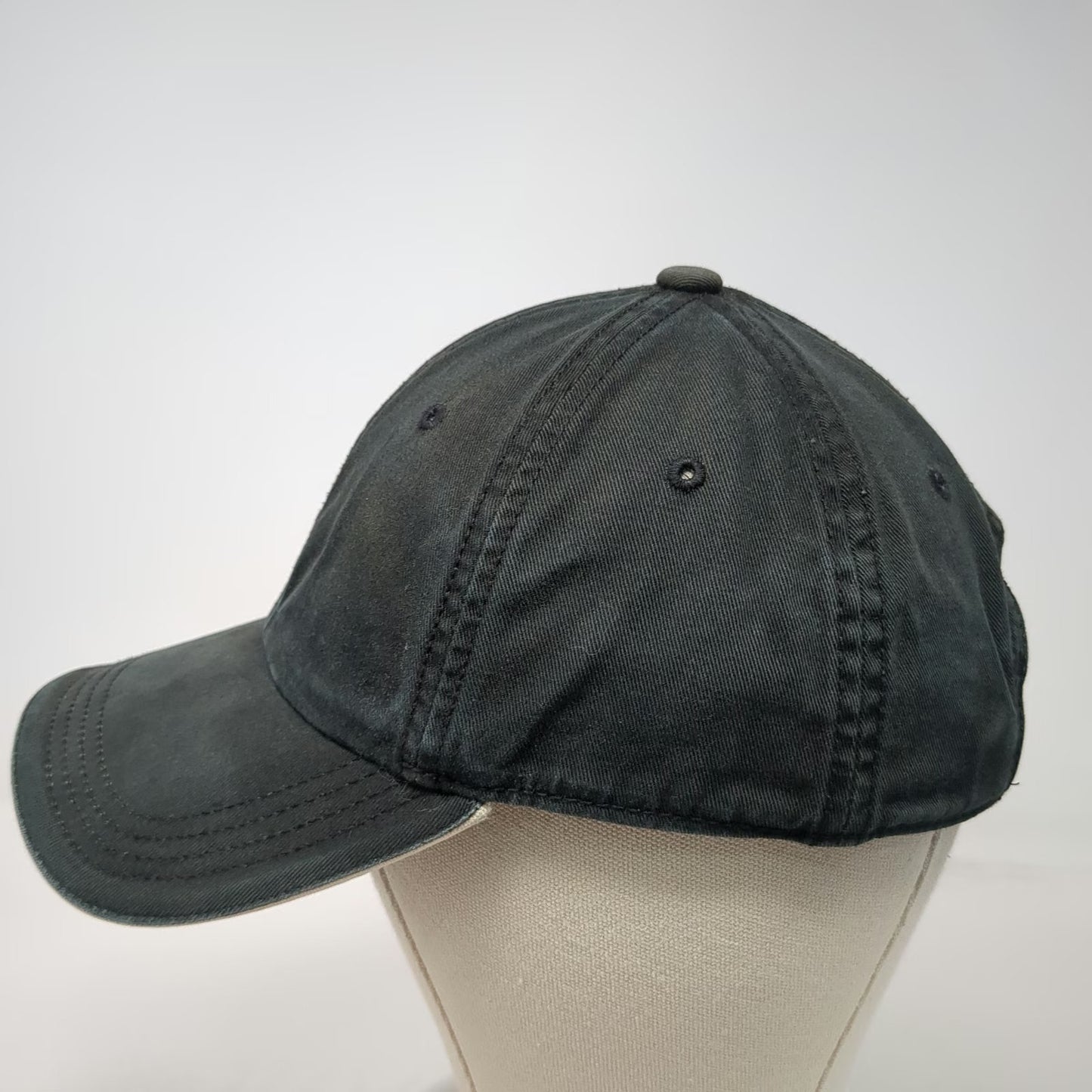 Lacoste Baseball Cap Black One Size Adjustable Slideback Cotton Hat Logo Design